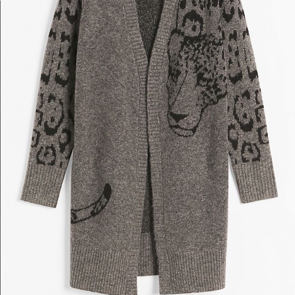 anthropologie Averie Leopard Cardigan